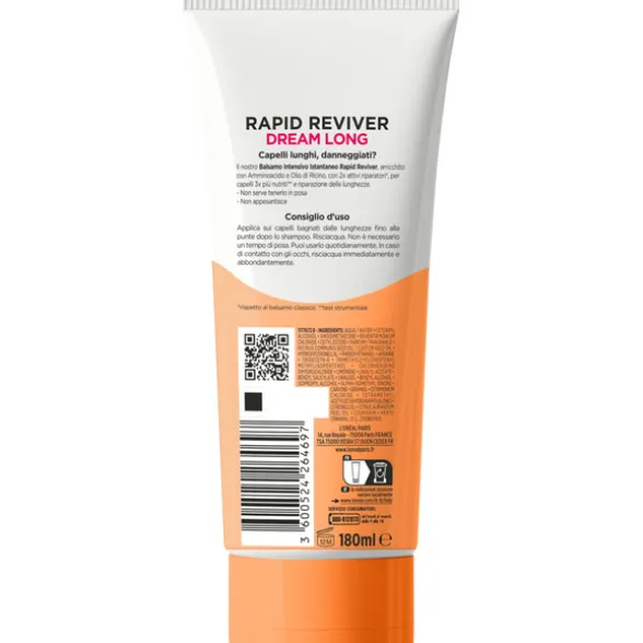 ELVIVE DREAM LONG RAPID REVIVER BALSAMO INTENSIVO ISTANTANEO CAPELLI LUNGHI 180 ML