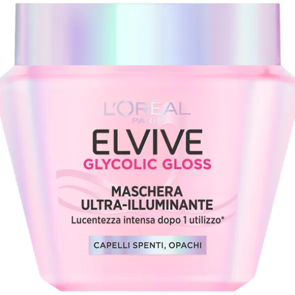 ELVIVE GLYCOLIC GLOSS MASCHERA ULTRA ILLUMINANTE 300 ML