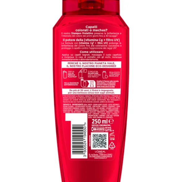 ELVIVE SHAMPOO COLOR-VIVE PROTETTIVO CAPELLI COLORATI E MECHES 250 ML
