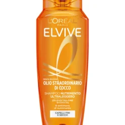 ELVIVE SHAMPOO OLIO STRAORDINARIO DI COCCO NUTRIMENTO ULTRA LEGGERO CAPELLI FINI E SECCHI 250 ML