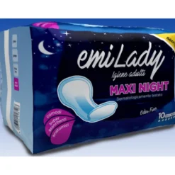 EMI ASSORBENTI LADY MAXI NIGHT ODOR FREE 10 PZ DISPOSITIVO MEDICO CE DI CLASSE 1