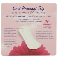 EMI PROTEGGI SLIP COTTON EFFECT 20 PZ.RIPIEGATO IN BUSTINA SALVASLIP