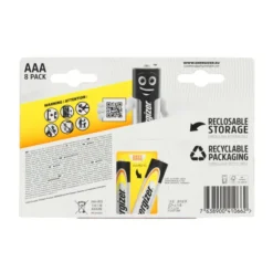 ENERGIZER AAA MINISTILO 1,5V ALKALINE POWER BLISTER 8 PZ.