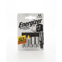 ENERGIZER AA STILO 1,5V ALKALINE POWER BLISTER 4 PZ
