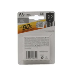 ENERGIZER AA STILO 1,5V ALKALINE POWER BLISTER 4 PZ