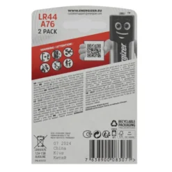 ENERGIZER LR44 1,5V ALKALINE BLISTER 2 PZBATTERIA