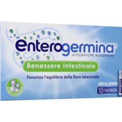 ENTEROGERMINA BENESSERE INTESTINALE ADULTI E BAMBINI 10 FLACONCINI DA 5 ML