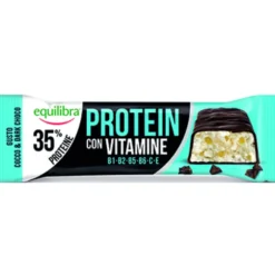 EQUILIBRA BARRETTA PROTEIN CON VITAMINE 35% COCCO & CIOCCOLATO FONDENTE