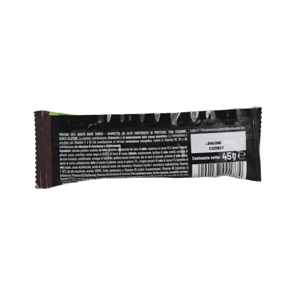 EQUILIBRA BARRETTA PROTEIN 35%SPORT & FIT LINE 16 grammi DI PROTEINE GUSTO DARK CHOCOLATE 45 grammi