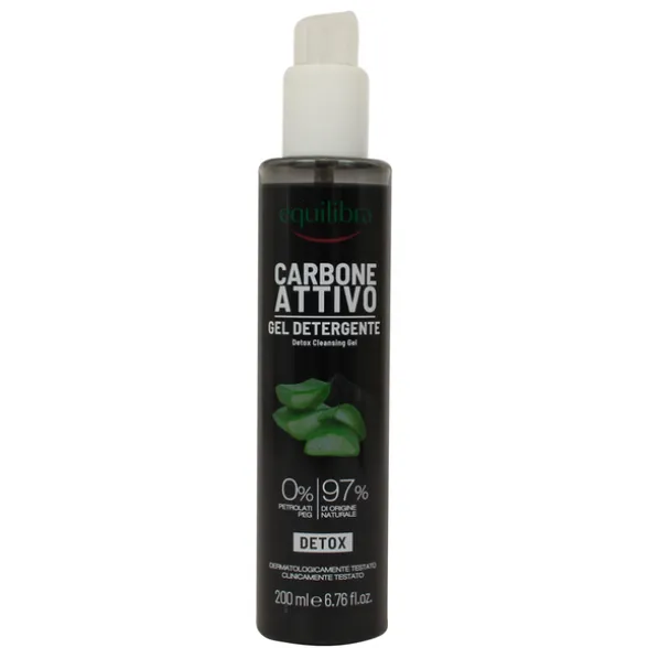 EQUILIBRA CARBONE ATTIVO GEL DETERGENTE VISO DETOX 200 ML