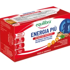 EQUILIBRA ENERGIA PIU' 10 FLACONI TOTALE 150 ML INTEGRATORE ALIMENTARE