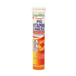 EQUILIBRA INTEGRATORE ALIMENTARE PIU' VITAMINE E MINERALI 20 COMPRESSE EFFERVESCENTI