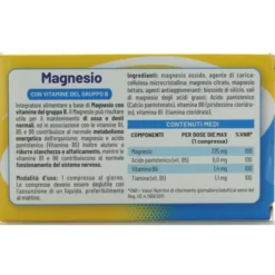 EQUILIBRA INTEGRATORE ALIMENTARE MAGNESIO 30 COMPRESSE SENZA GLUTINE