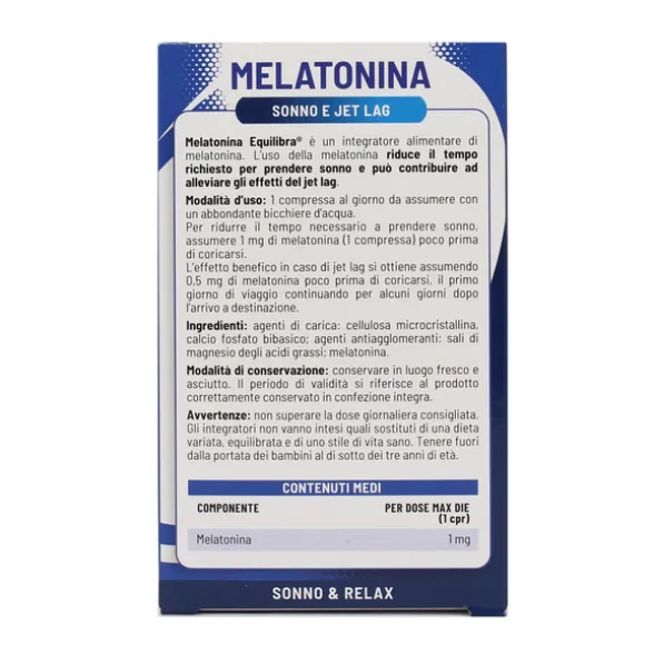 EQUILIBRA MELATONINA 75 COMPRESSE INTEGRATORE ALIMENTARE
