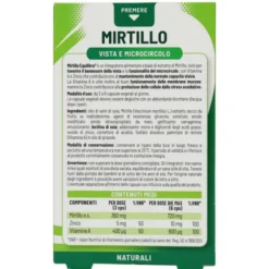 EQUILIBRA MIRTILLO VEGICAPS 60 PERLE INTEGRATORE ALIMENTARE