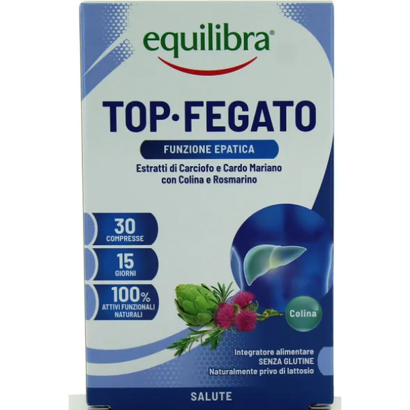 EQUILIBRA TOP-FEGATO 30 COMPRESSE INTEGRATORE ALIMENTARE