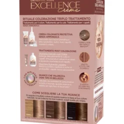 EXCELLENCE N.6U BIONDO SCURO UNIVERSALE CREME UNIVERSAL NUDE SENZA AMMONIACA
