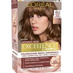 EXCELLENCE N.6U BIONDO SCURO UNIVERSALE CREME UNIVERSAL NUDE SENZA AMMONIACA