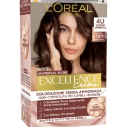 EXCELLENCE N.4U CASTANO UNIVERSALE CREME UNIVERSAL NUDE SENZA AMMONIACA
