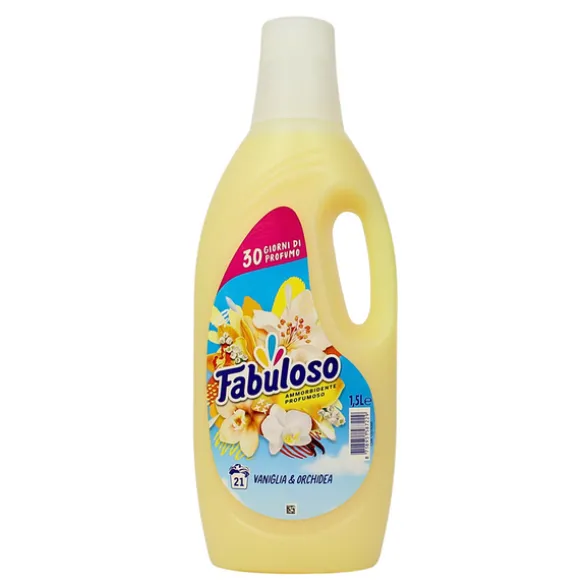 FABULOSO AMMORBIDENTE CONCENTRATO VANIGLIA e ORCHIDEA 21 LAVAGGI 1,5 LT