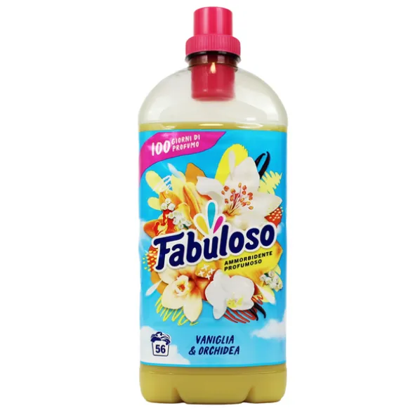 FABULOSO AMMORBIDENTE CONCENTRATO VANIGLIA & ORCHIDEA 56 LAVAGGI LT 1,250