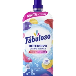 FABULOSO DETERSIVO LAVATRICE CAPI MISTI FRESCHEZZA FLOREALE 31 LAVAGGI LT 1,250