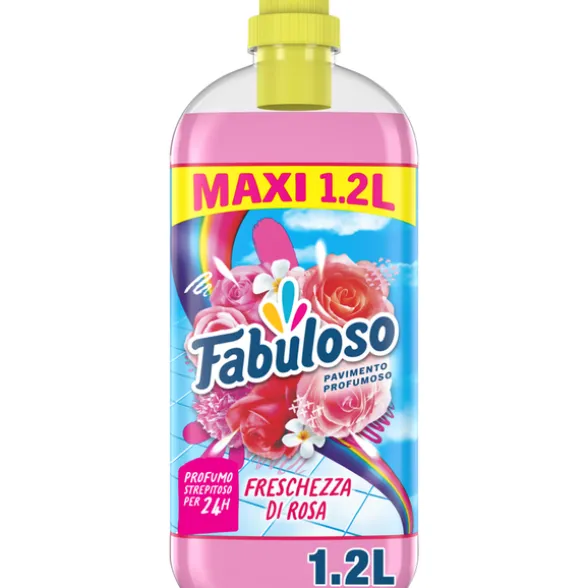 FABULOSO DETERSIVO PAVIMENTI FRESCHEZZA DI ROSA 1,2 L