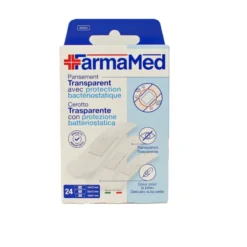 FARMAMED 24 CEROTTI TRASPARENTE CON PROTEZIONE BATTERIOSTATICA 3 FORMATI ASSORTITI