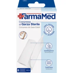 FARMAMED COMPRESSA DI GARZA STERILE 18x40 CM 6 PEZZI