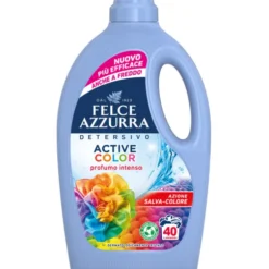 FELCE AZZURRA DETERSIVO BUCATO LAVATRICE LIQUIDO ACTIVE COLOR CAPI COLORATI 40 LAVAGGI 1,595 LT