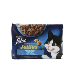 FELIX SENSATIONS JELLIES 4 BUSTE DA 85 GRAMMI 2 SALMONE 2 TROTA