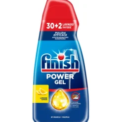 FINISH GEL PER LAVASTOVIGLIE POWER LIMONE 30+2 LAVAGGI 600 ML