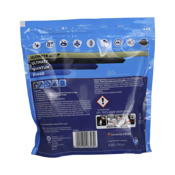 FINISH PASTIGLIE PER LAVASTOVIGLIE POWER ALLin1 34 TABS REGULAR