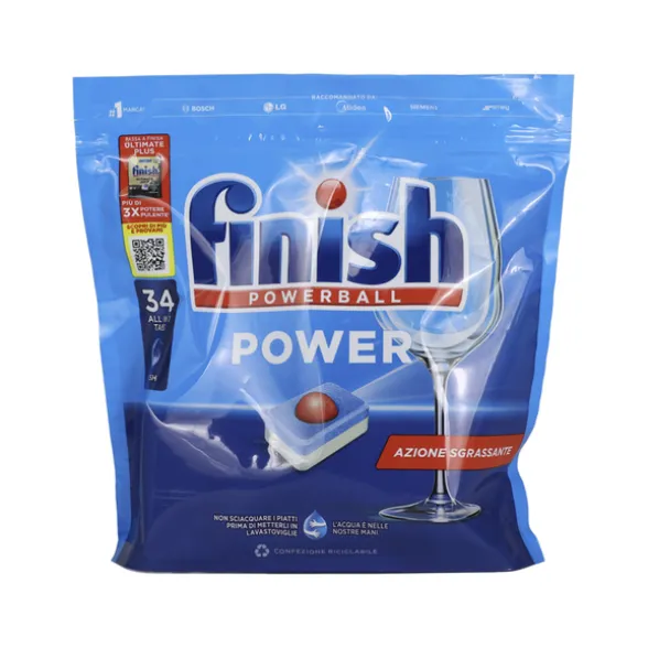 FINISH PASTIGLIE PER LAVASTOVIGLIE POWER ALLin1 34 TABS REGULAR