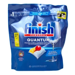 FINISH PASTIGLIE PER LAVASTOVIGLIE QUANTUM ALL IN 1 27 TABS LIMONE