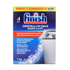 FINISH SALE PER LAVASTOVIGLIE FUNZIONE ANTICALCARE, MAGGIORI PRESTAZIONI KG.1