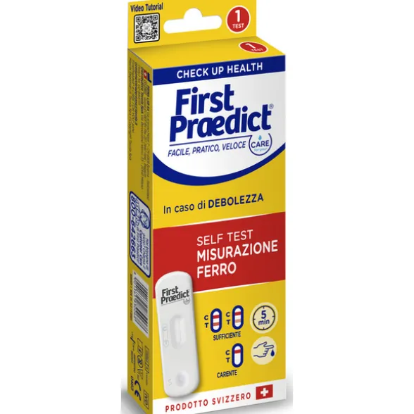 FIRST PRAEDICT SELF TEST MISURAZIONE FERRO