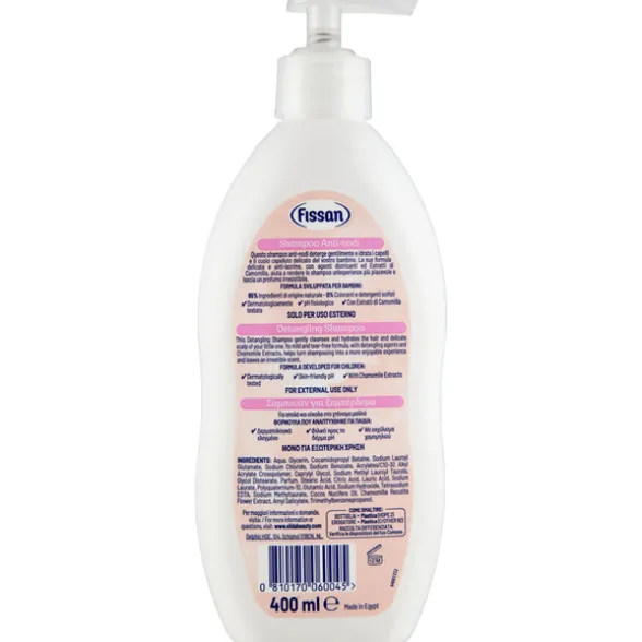 FISSAN BABY SHAMPOO ANTI-NODI 400 ML