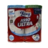 FOXY CARTA CUCINA ASCIUGATUTTO ASSO ULTRA 2 ROTOLI FOGLI GRANDI 2 VELI PLUS DECORATO