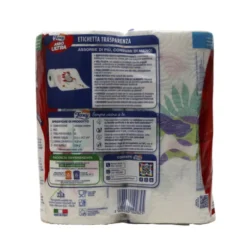 FOXY CARTA CUCINA ASCIUGATUTTO ASSO ULTRA 2 ROTOLI FOGLI GRANDI 2 VELI PLUS DECORATO