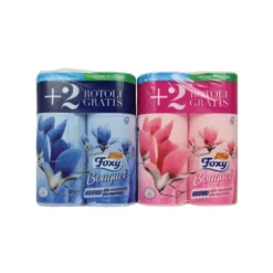 FOXY CARTA IGIENICA BOUQUET4+2 ROTOLI MAXI 2 VELI COLORATA PROFUMATA