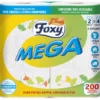 FOXY MEGA ASCIUGATUTTO 2 ROTOLI 200 STRAPPI 2 VELI + CONCORSO