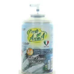 FRESH AROMA DEO MATIC RICARICA SPRAY TALCO BIANCO 250 ML (PER DIFFUSORE AUTOMATICO)
