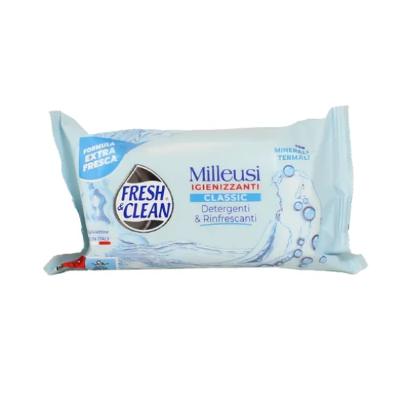 FRESH & CLEAN SALVIETTE MILLEUSI 12 PZ.POCKET IGIENIZZANTE