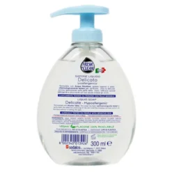 FRESH & CLEAN SAPONE LIQUIDO MANI e VISO AZIONE IGIENIZZANTE PELLE SENSIBILE DISPENSER 300 ML