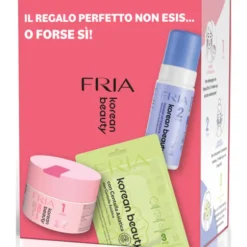 FRIA COFANETTO KOREAN BEAUTY BOX DOPPIA DETERSIONE; BURRO IDRATANTE 80 ML + MOUSSE DETERGENTE 150 ML + MASCHERA VISO CENTELLA ASIATICA