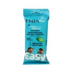 FRIA EASY CARTA IGIENICA 8 SALVIETTE UMIDIFICATE EFFETTO EMOLLIENTE CON ALOE VERA E CAMOMILLA
