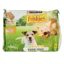 FRISKIES CANE BOCCONI CON POLLO E CAROTE IN SALSA 4 BUSTE DA 85 grammi