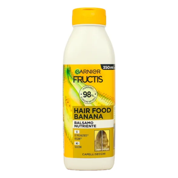 FRUCTIS BALSAMO HAIR FOOD BANANA NUTRIENTE CAPELLI SECCHI 350 ML