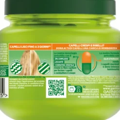 FRUCTIS MASCHERA ULTRA LISCIANTE HAIR BOMB CHERATINA PER CAPELLI LISCI 320 ML